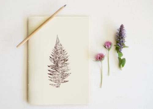 Carnet Fougère - papeterie artisanale • 23janvier