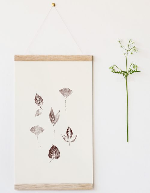 Affiche feuilles d'arbres • atelier 23janvier
