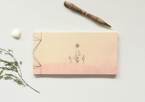 Carnet japonais fleuri - papeterie artisanale • 23janvier
