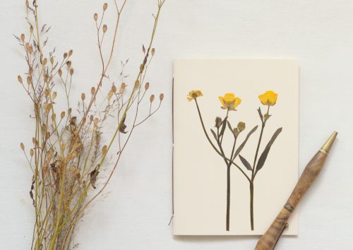 Carnet herbier Fleur • papeterie artisanale • 23janvier