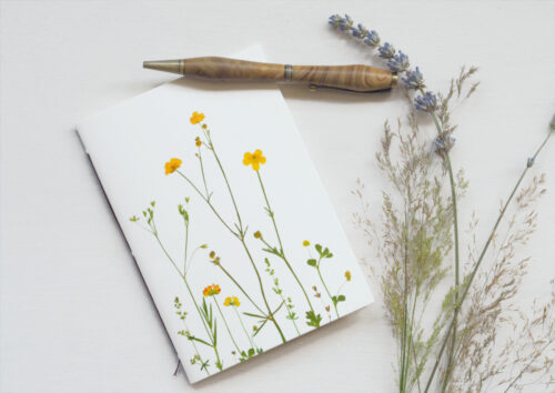 Petit carnet fleuri - papeterie artisanale • 23janvier