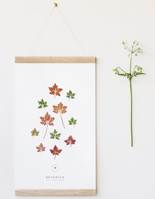 Affiche Feuilles d'automne - décoration nature • 23janvier