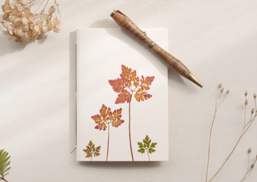 Petit carnet Automne - papeterie végétale • 23janvier